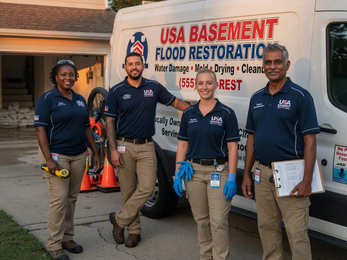 Basement Flood Cleanup company in Walker, LA